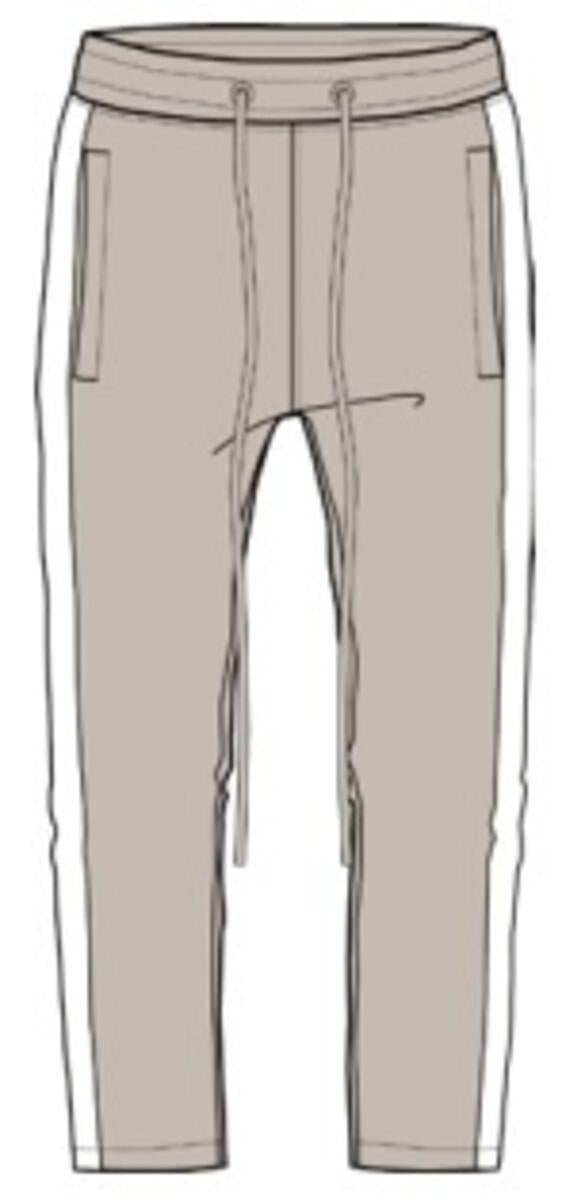 REBEL MIND TRACK PANTS - 100-402 - CREAM