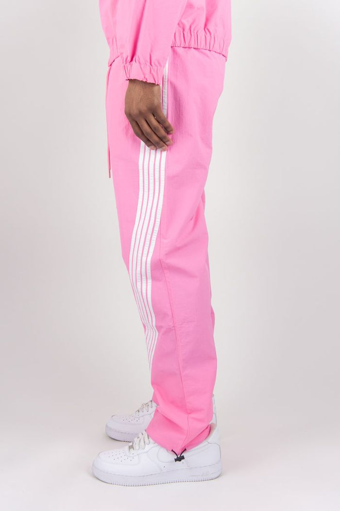 REBEL MINDS STRIPE NYLON PANTS - A00-14405 - PINK