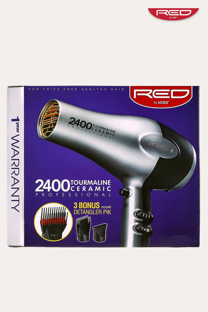 RED BY KISS 2400 TOURMALINE CERAMIC UPGRADE #BD05N