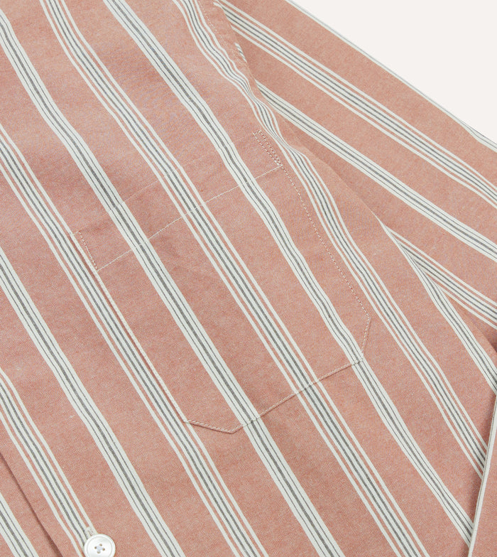 Red Stripe Cotton Pyjama Set
