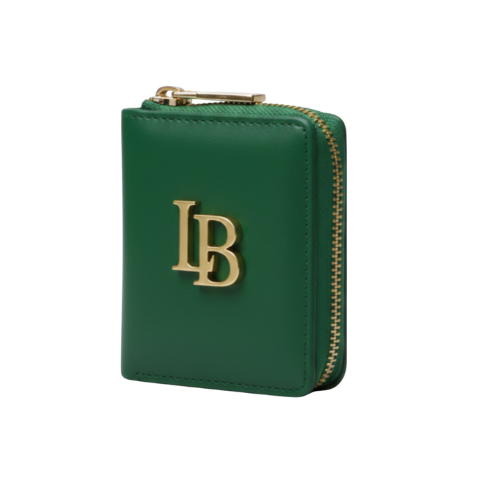 Regents Park Green Plant-Based Leather Wallet  (Pre-Order For delivery 28th Nov)