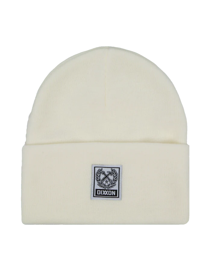 RIBBED BEANIE - White