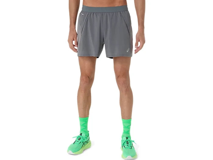 ASICS ROAD 5IN SHORT CLAY GREY HOMBRE