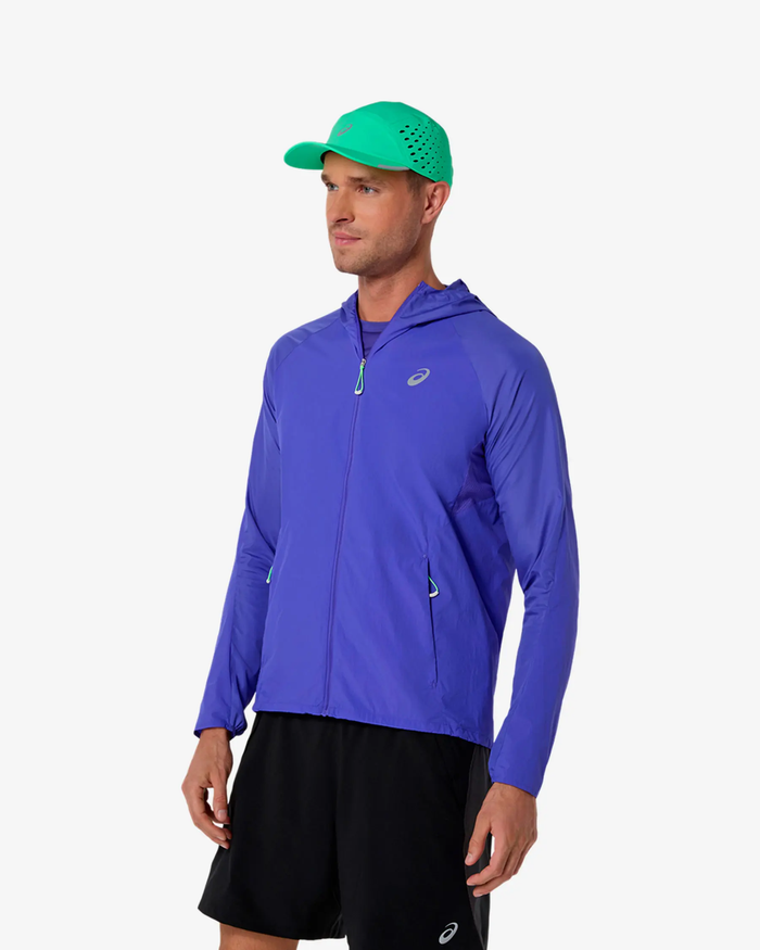 ASICS ROAD PACKABLE JACKET COBALT BURST HOMBRE