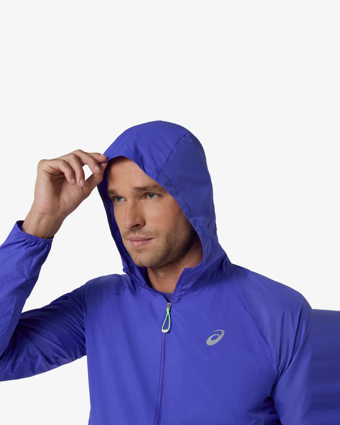 ASICS ROAD PACKABLE JACKET COBALT BURST HOMBRE