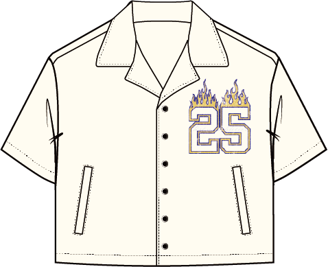 ROKU STUDIO - NO GUTS CROPPED TWILL SHIRT - RK1481884 - EGGSHELL