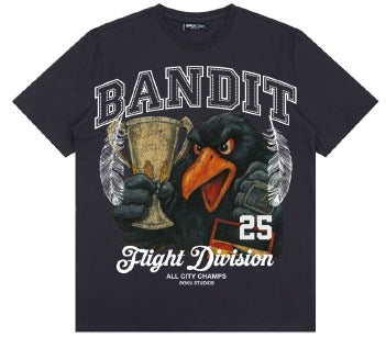 ROKU STUDIO BANDIT REG FIT TEE - RK1482106 - BLACK
