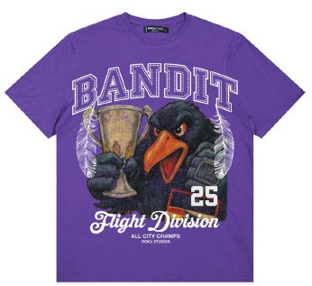 ROKU STUDIO BANDIT REG FIT TEE - RK1482106 - PURPLE