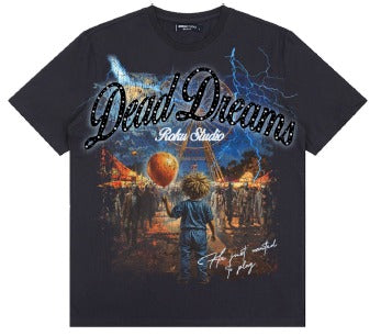 ROKU STUDIO DEAD DREAMS REG FIT TEE - RK1482102 - BLACK