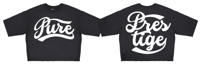 ROKU STUDIO PURE PRESTIGE CROPPED SWEATSHIRT SET- RK5481765SET - BLACK