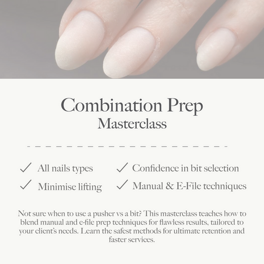 Russian Manicure | Combination Prep Techniques Masterclass