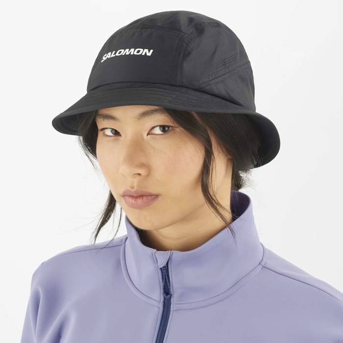 SALOMON SHKOUT BUCKET HAT DEEP BLACK