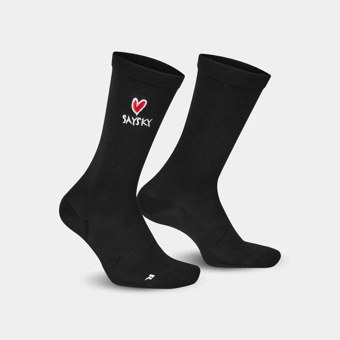 SAYSKY COMBAT HIGH SOCKS BLACK