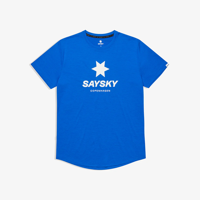 SAYSKY LOGO COMBAT PRO T SHIRT BLUE