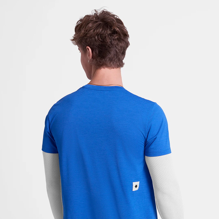 SAYSKY LOGO COMBAT PRO T SHIRT BLUE