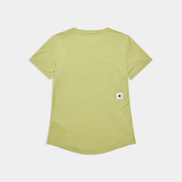 SAYSKY LOGO COMBAT PRO T SHIRT YELLOW MUJER
