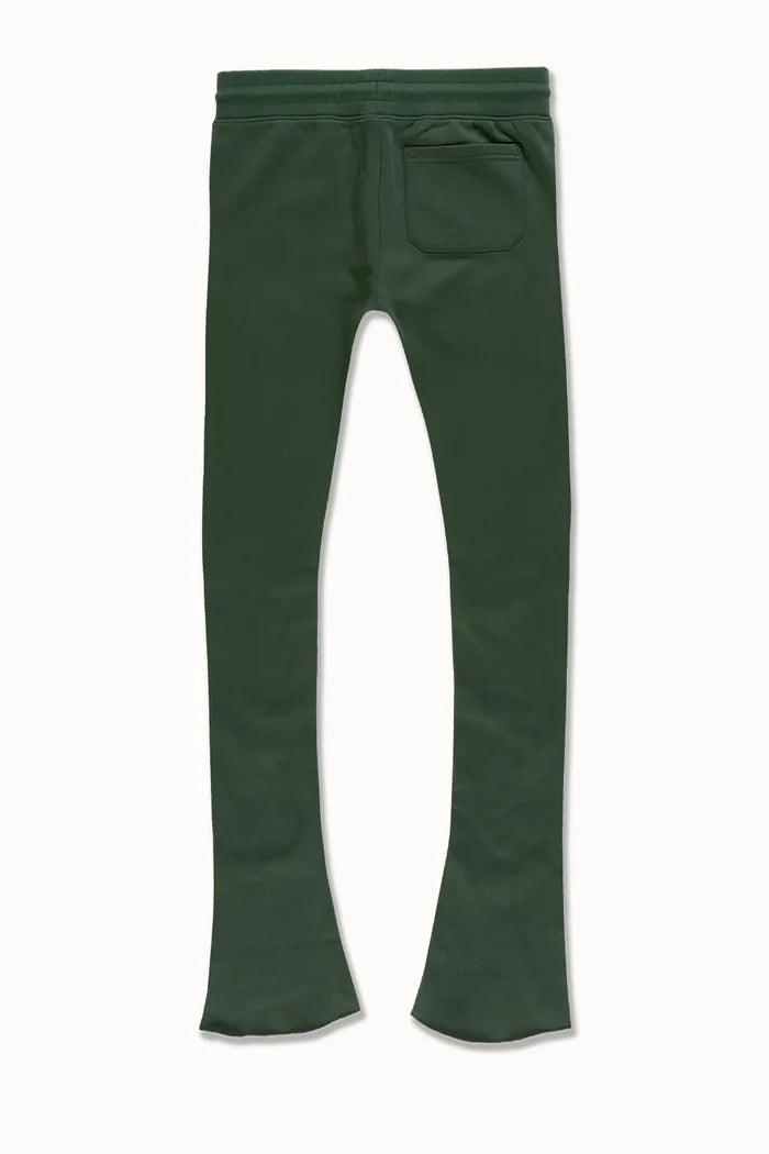 SEE YOU IN PARADISE STACK FLEECE SET - 8863HSET - DEEP OLIVE