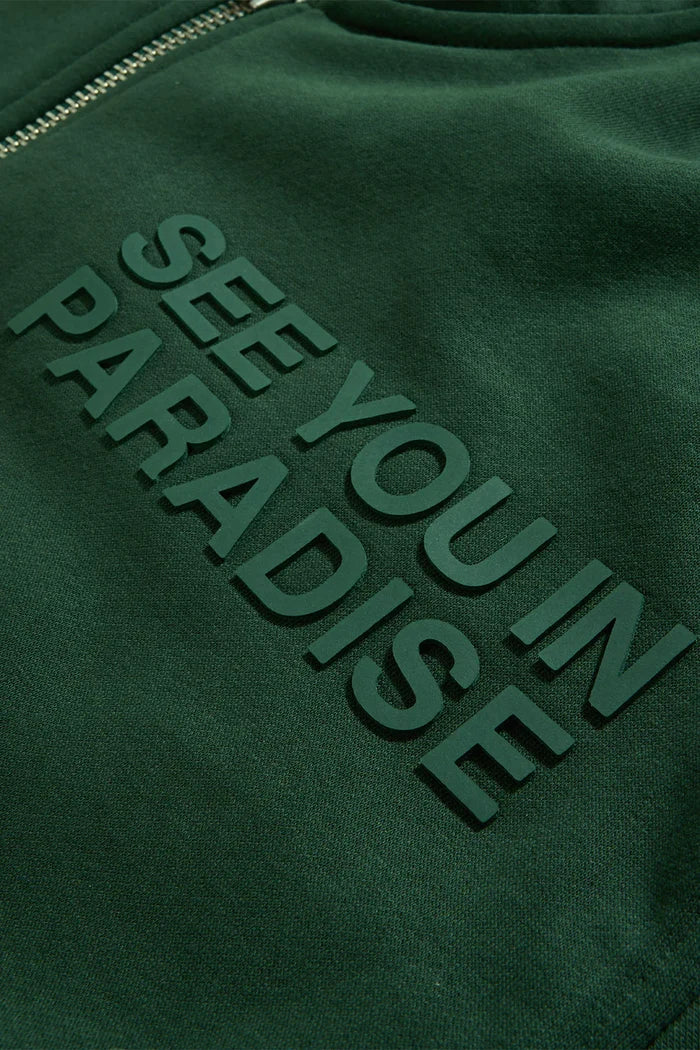 SEE YOU IN PARADISE STACK FLEECE SET - 8863HSET - DEEP OLIVE