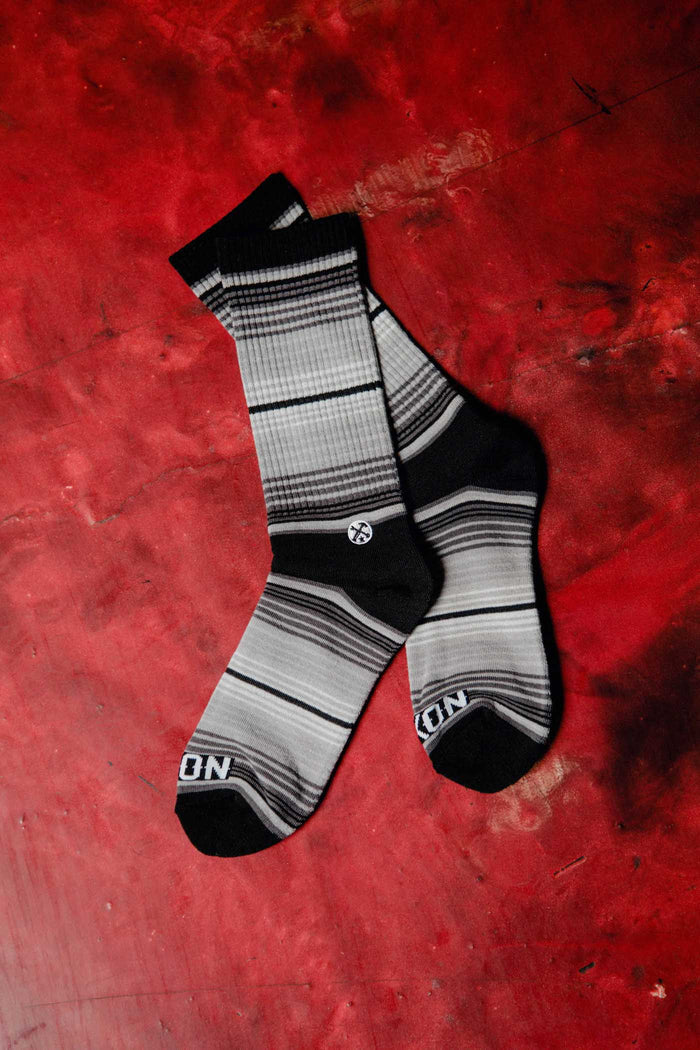 Serape Black Crew Sock