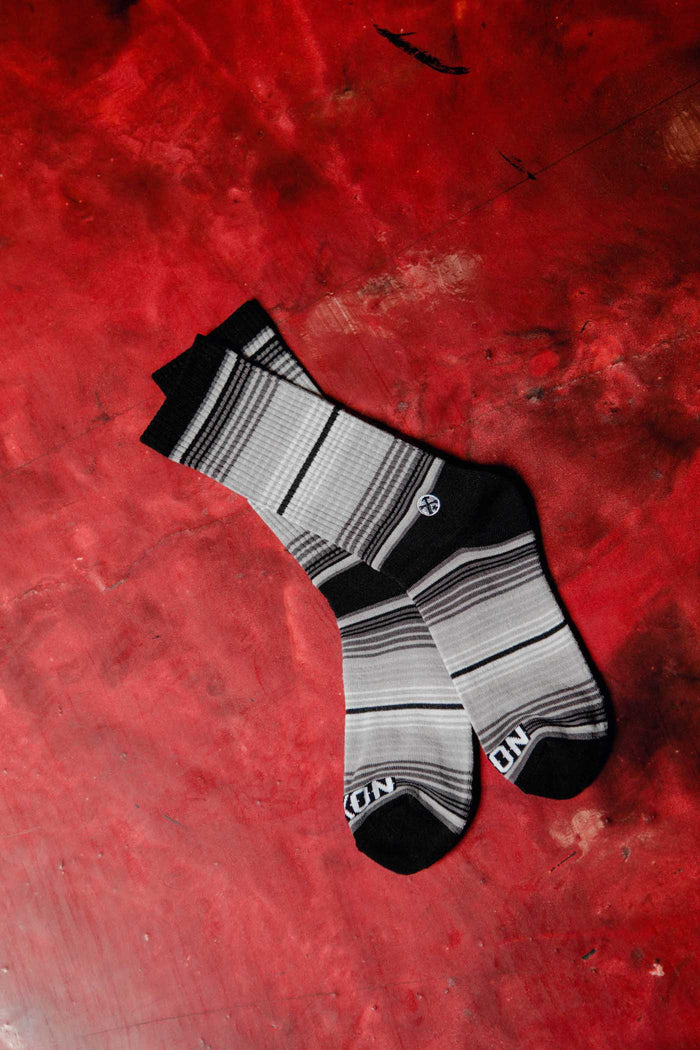Serape Black Crew Sock