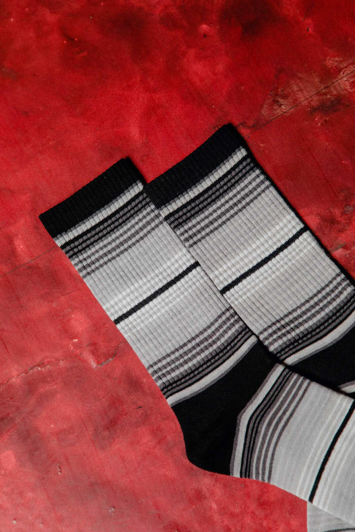 Serape Black Crew Sock