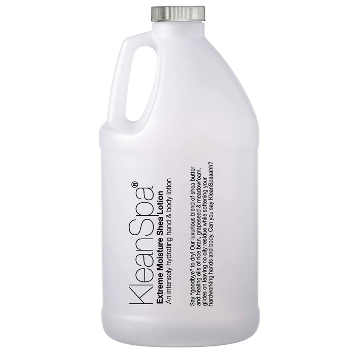 half gallon jug of Gypsy Rose shea lotion