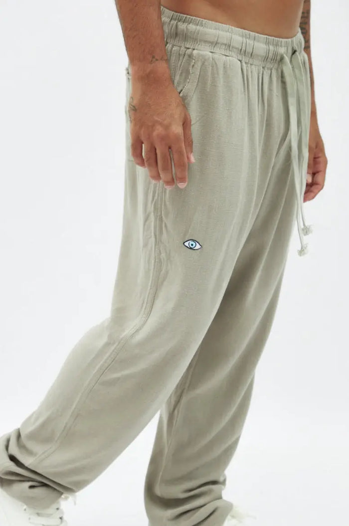 SOFT SL Linen Pants – Green TFU-TFU shop