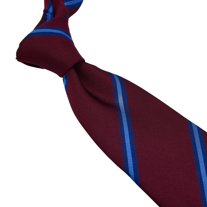 Sovereign Grade Oxblood & Navy Rep Tie