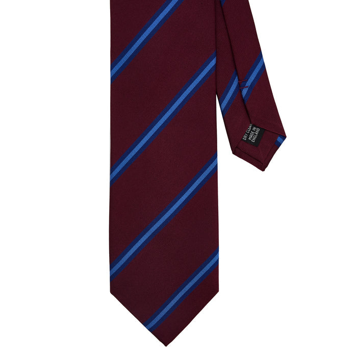 Sovereign Grade Oxblood & Navy Rep Tie