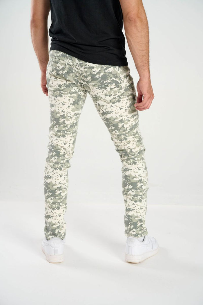 SPARK PREMIUM DENIM SLIM FIT JEANS - S4402 - CAMO