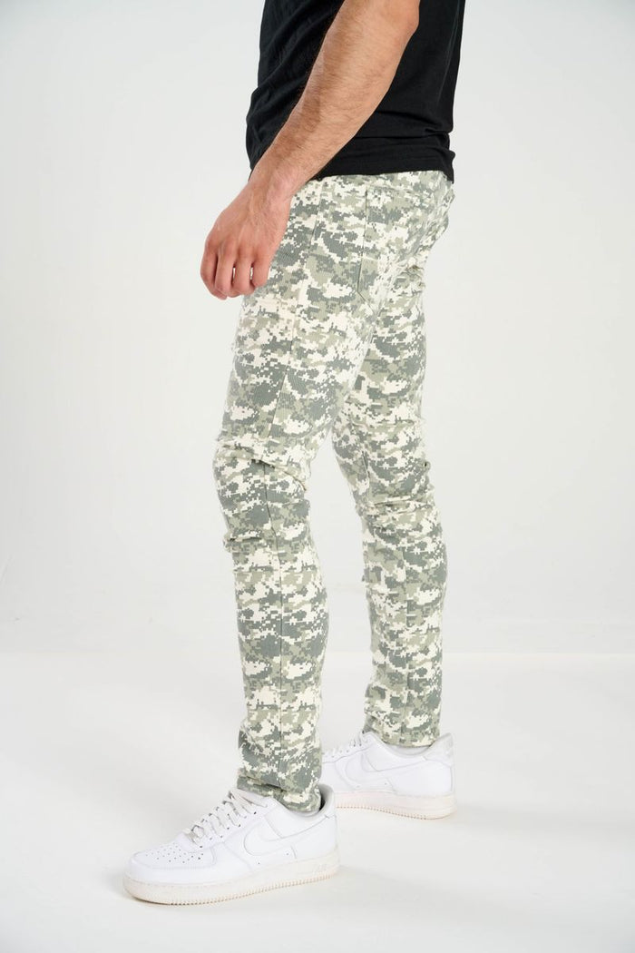 SPARK PREMIUM DENIM SLIM FIT JEANS - S4402 - CAMO