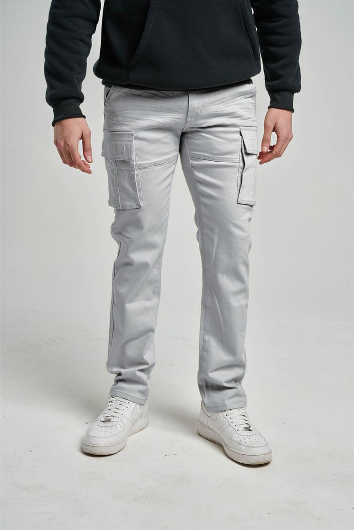 SPARK STRETCH TWILL CARGO PANTS - S4401 - GRAY
