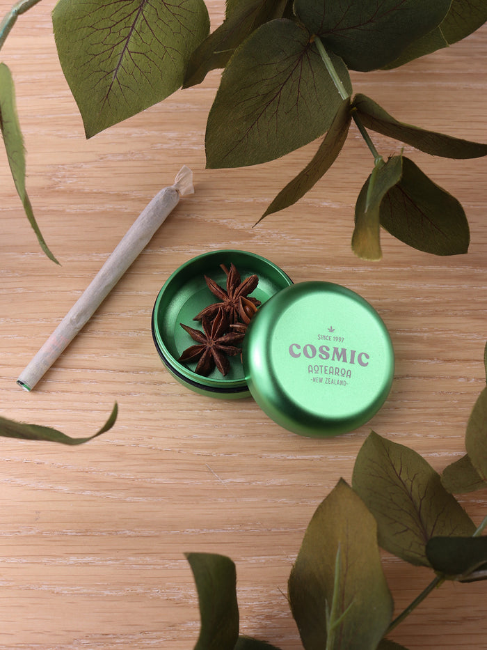 Stash Tin Round Aluminium | Green-Image 1