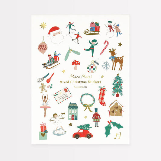 Meri Meri - Stickers - Mixed Icon Christmas