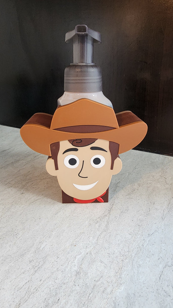 *STL /3MF FILE ONLY* Cartoon Cowboy Sheriff Bath & Body Foam Soap Holder Digital File