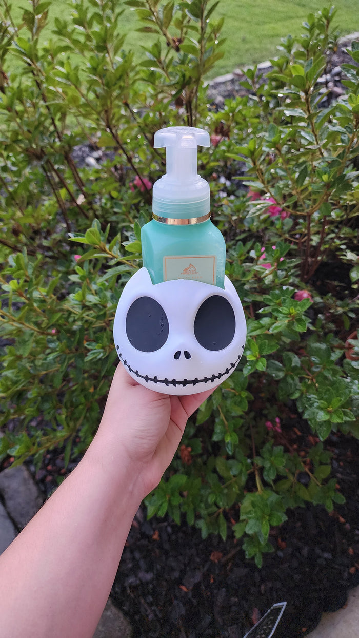 *STL /3MF FILE ONLY* Halloween Nightmare Skeleton Happy Bath & Body Foam Soap Holder Digital File
