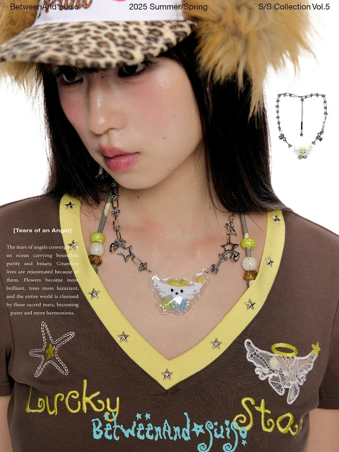 *Suiso collaboration flying star necklace