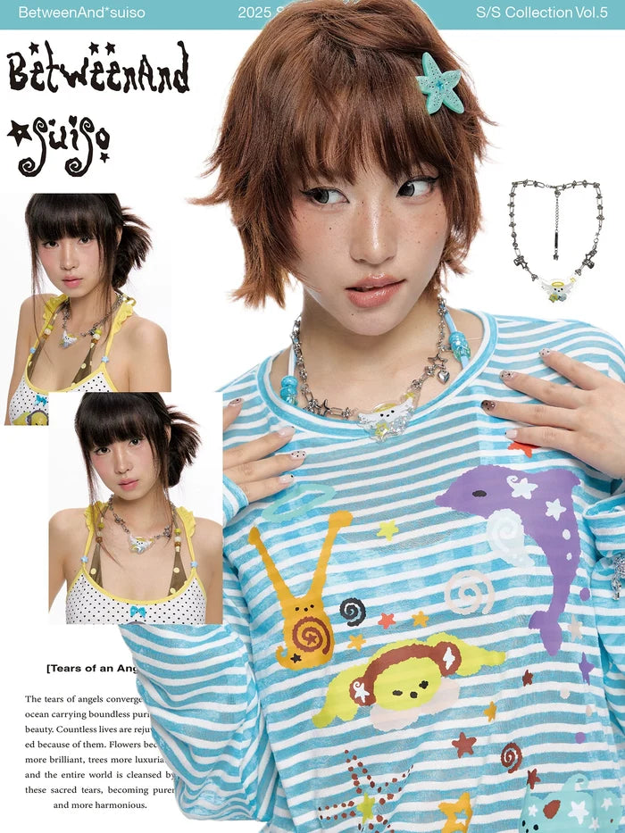 *Suiso collaboration flying star necklace