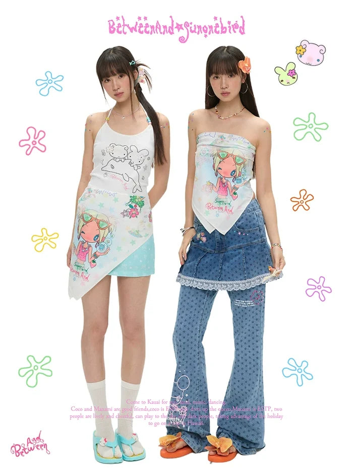 Sunonebird joint "Happy summer" scarf