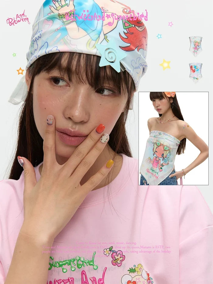 Sunonebird joint "Happy summer" scarf