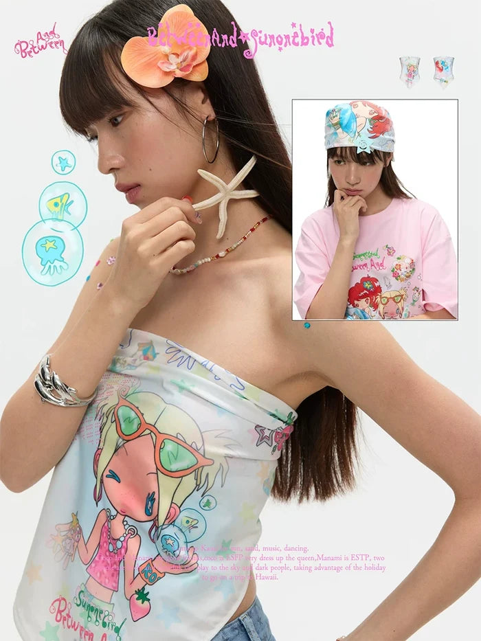 Sunonebird joint "Happy summer" scarf