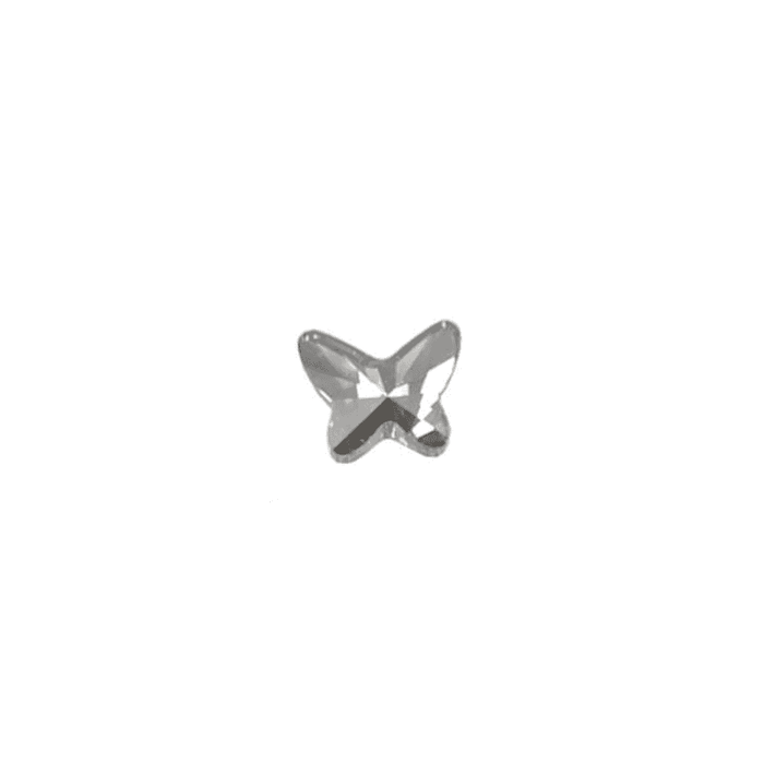 Swarovski Nail Art Clear Butterfly Crystals 5pk