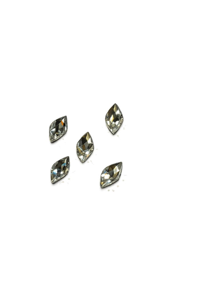 Swarovski Nail Art Clear Rhombus Crystals 5pcs