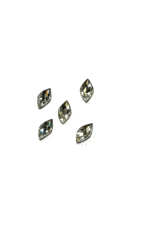 Swarovski Nail Art Clear Rhombus Crystals 5pcs