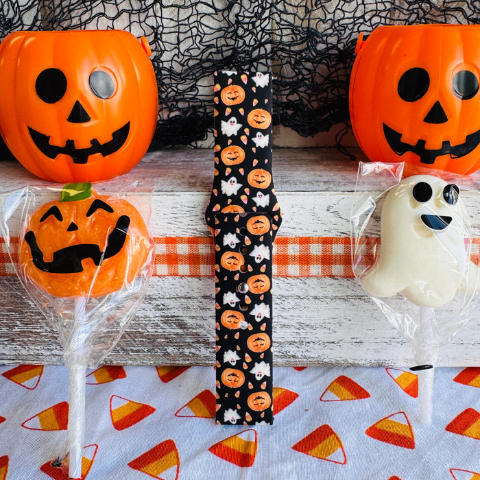sweet and spooky samsung galaxy watch band 20mm silicone halloween print
