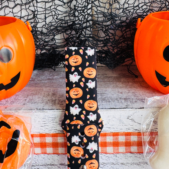 sweet and spooky samsung galaxy watch band 20mm silicone halloween print