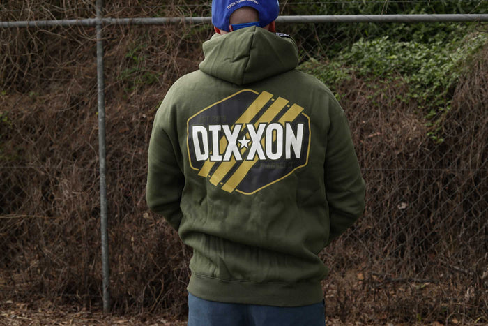 Tactical Badge Zip Up Hood OD Green