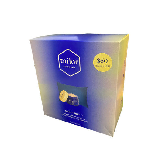 Tailor Skincare NIGHT BRIGHT Gift Set