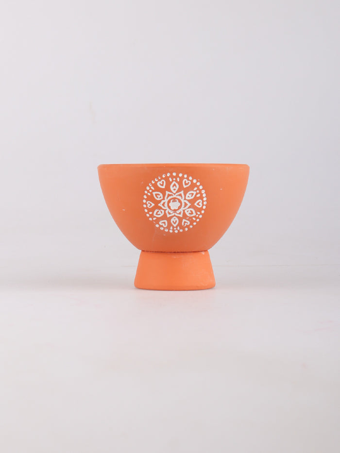 Terracotta Smudge Bowl | Mandala Natural-Image 2