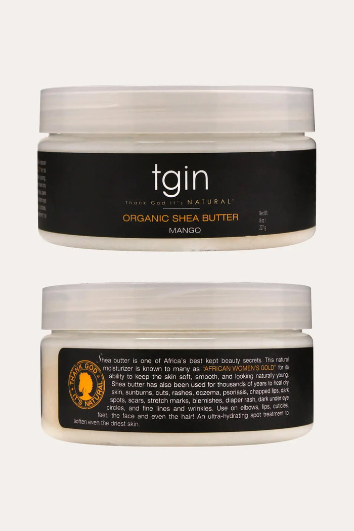 TGIN ORGANIC AFRICAN SHEA BUTTER - MANGO 8oz - BSW BEAUTY CANADA